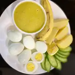 6 Eggs + Potatoes + Lentils + Bananas + Cucumber + Lemon